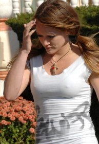 Hilary Duff nipple action