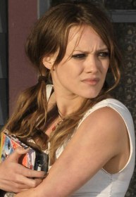 Hilary Duff nipple action